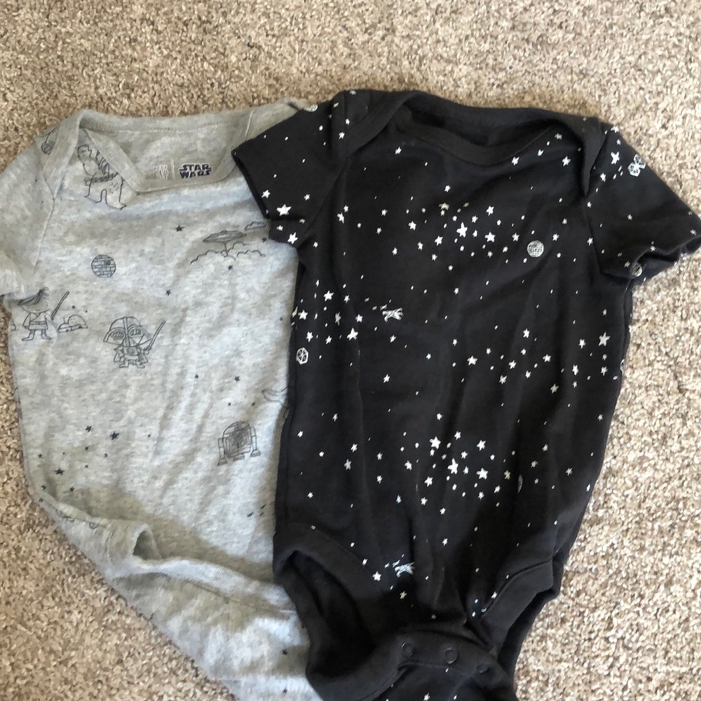 Star Wars baby gap onsies